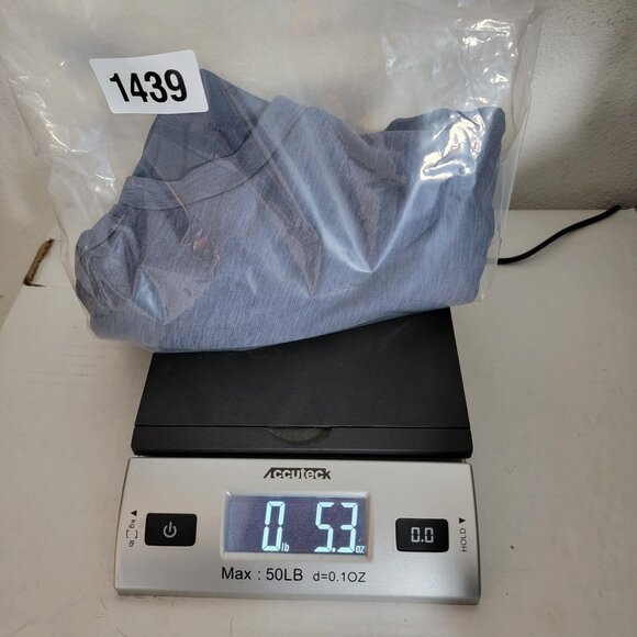 Nike Dri Fit T-Shirt Adult Sz M Short Sleeve Crew Neck Swoosh Logo Blue Pink - Picture 11 of 11